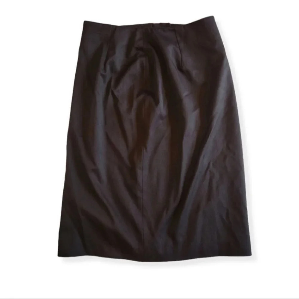 Vintage Black A-line Pencil Skirt-Jones